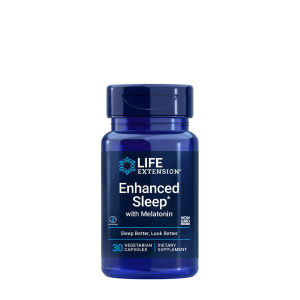 Life Extension - Enhanced Sleep with Melatonin (30 Veg Capsules) - Viking Supplements