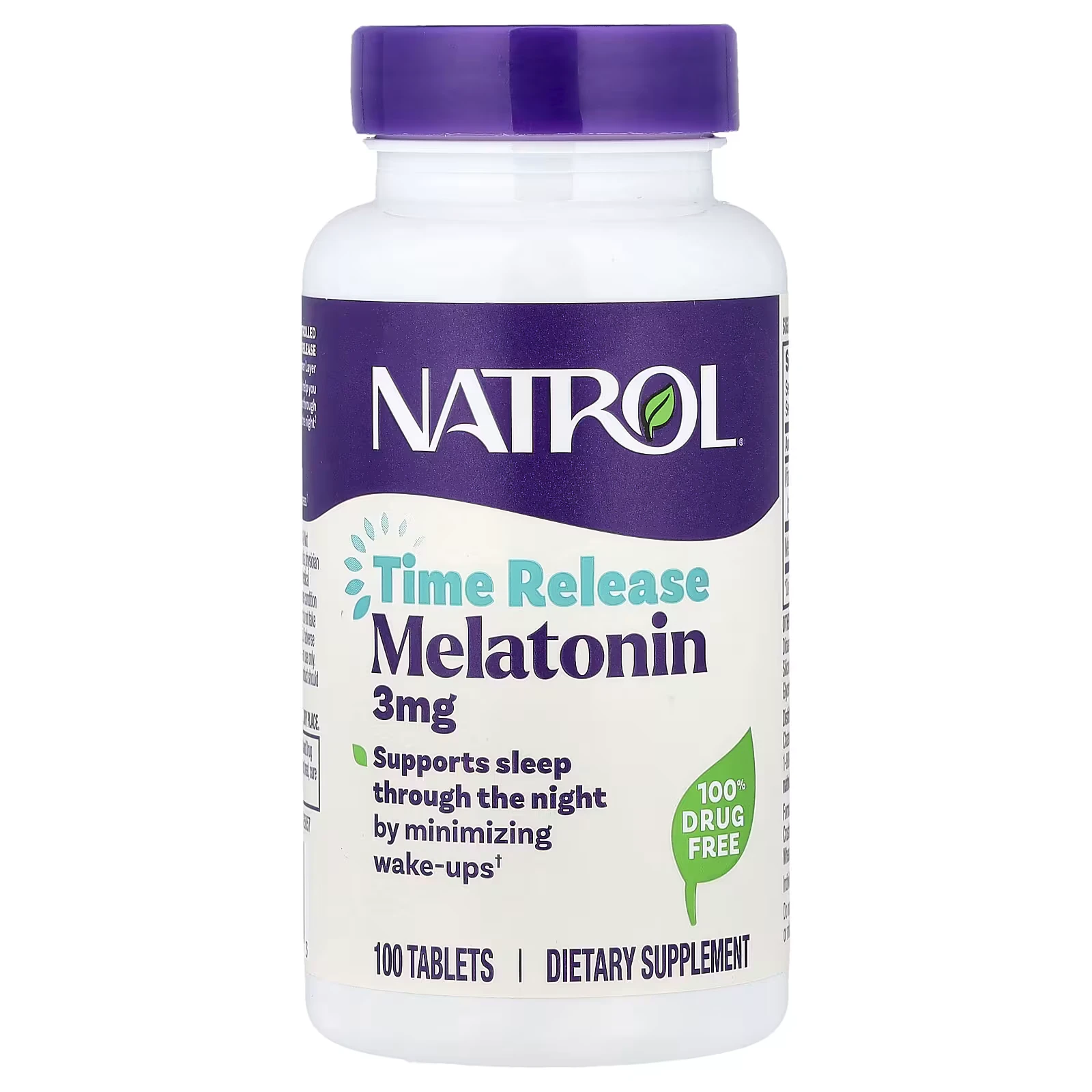 Natrol Melatonin Time Release 3 mg (100 Tablets) – Image 6