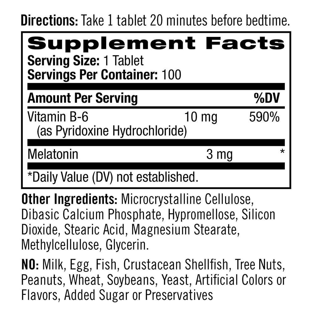 Natrol Melatonin Time Release 3 mg (100 Tablets) – Image 3