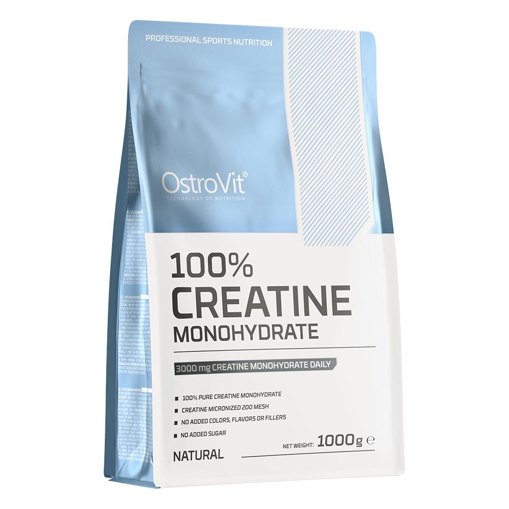 OstroVit - 100% Kreatinmonohydrat, Naturlig - 1000g