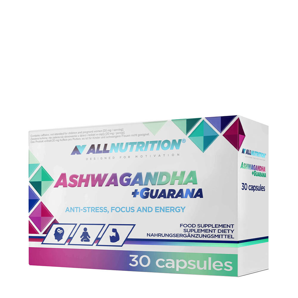 ALLNUTRITION Ashwagandha + Guarana (30 gélules) - Viking Supplements