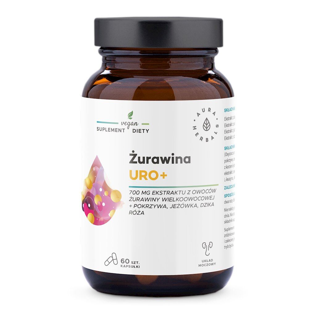 AURA HERBALS Cranberry Uro+ (60 gélules) - Viking Supplements