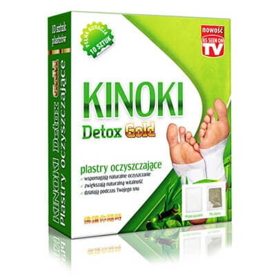 AURA HERBALS KINOKI Patchs nettoyants Detox Gold (10 pièces) - Viking Supplements