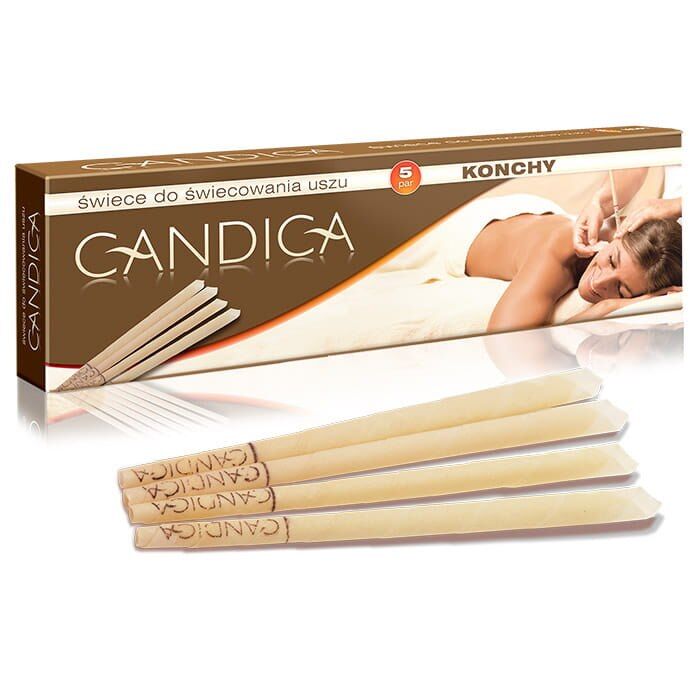 Aura Herbals KONCHY Ear Candles 5 Pairs (10 Candles)