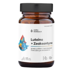 AURA HERBALS Lutéine + Zéaxanthine + Vitamine A (60 gélules) - Viking Supplements