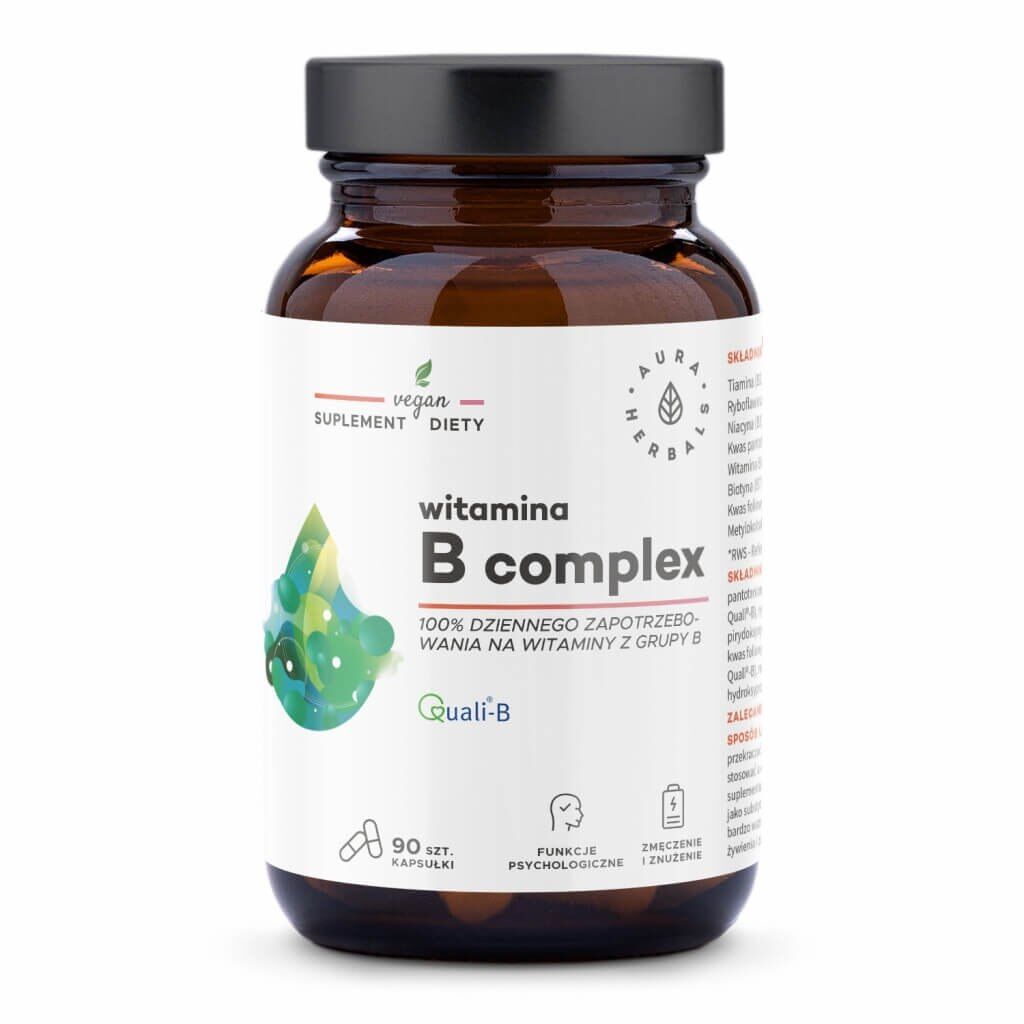 AURA HERBALS Complexe de vitamines B (90 gélules) - Viking Supplements