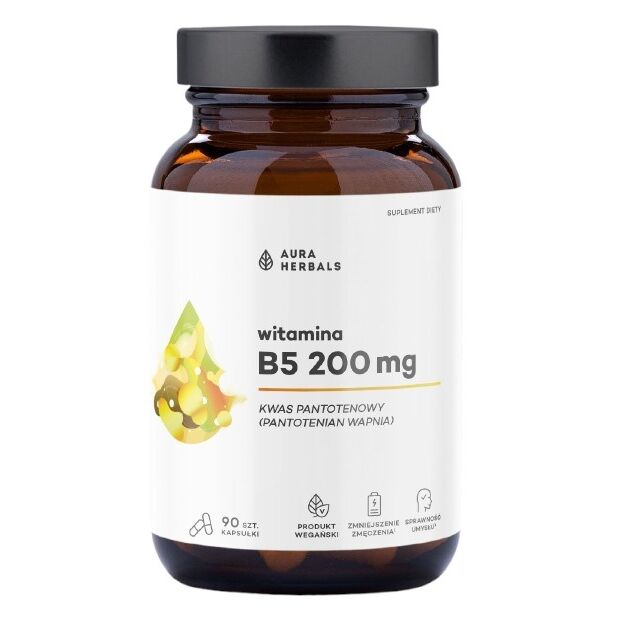 AURA HERBALS Vitamine B5 200 mg