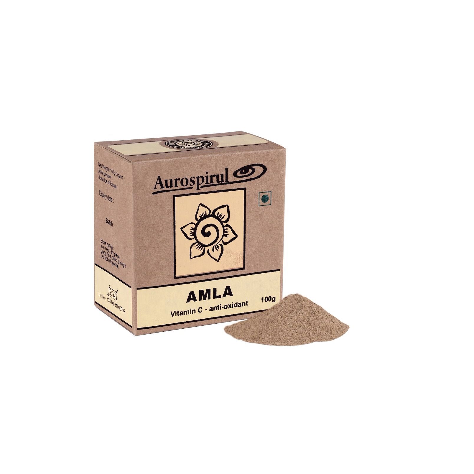 Poudre d'amla AUROSPIRUL (100 g / 3