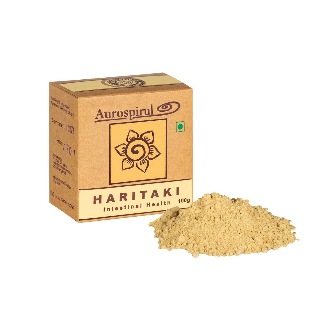 Poudre d'Haritaki AUROSPIRUL (100 g / 3