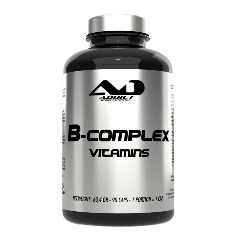B-Complex Vitamins - 90 caps - Nuvalia