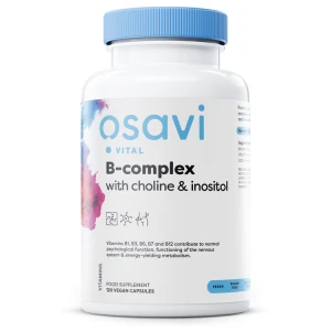 Complexe B avec choline et inositol - 120 gélules végétaliennes - Viking Supplements