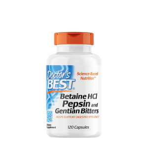 Bétaïne HCl, pepsine et amers de gentiane - 120 gélules - Viking Supplements