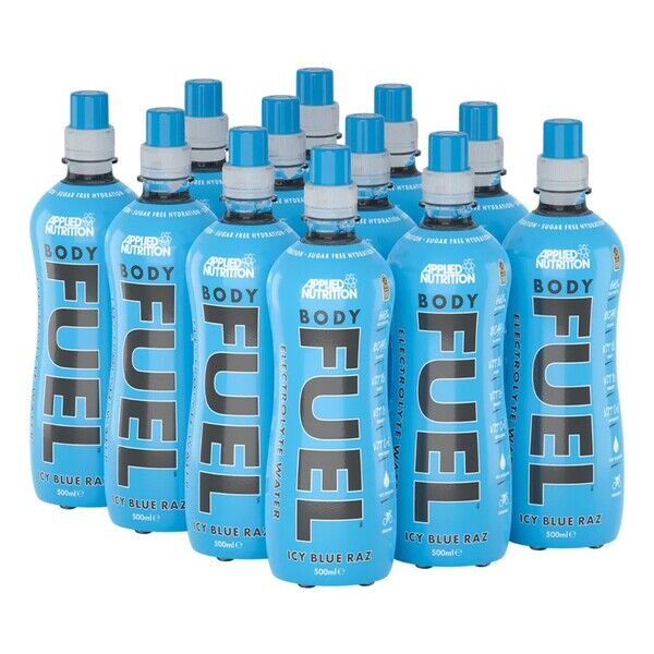 Bodyfuel Electrolyte & Vitamin Water, Icy Blue Raz 12 x 500 ml