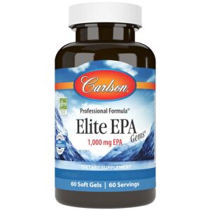 Carlson Labs Elite EPA Gems 1 000 mg, 60 gélules molles - Viking Supplements