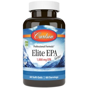 Carlson Labs Elite EPA Gems 1 000 mg, 60 gélules molles - Viking Supplements