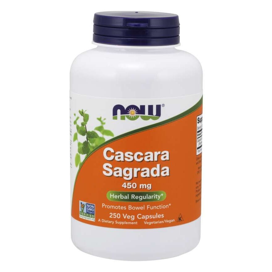 Cascara Sagrada, 450 mg - 250 vegetabilske kapsler