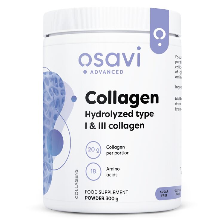 Peptides de collagène - Hydrolysés de type 1 et 3 - 300 g - Viking Supplements