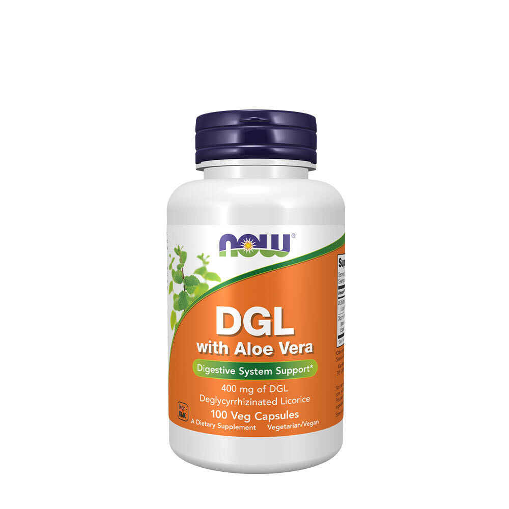 DGL med Aloe Vera - 100 vegetabilske kapsler