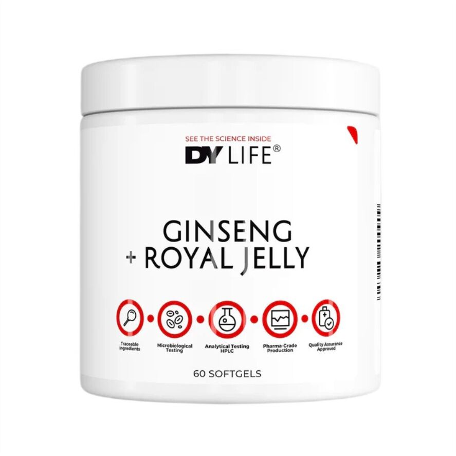 Dorian Yates DY LIFE Ginseng + Kongelig gelé 60 softgels