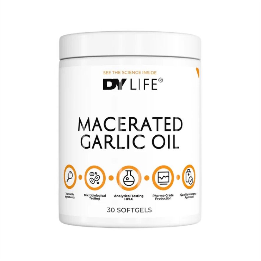 Dorian Yates - DY LIFE Huile d'ail macérée - 30 gélules molles - Viking Supplements
