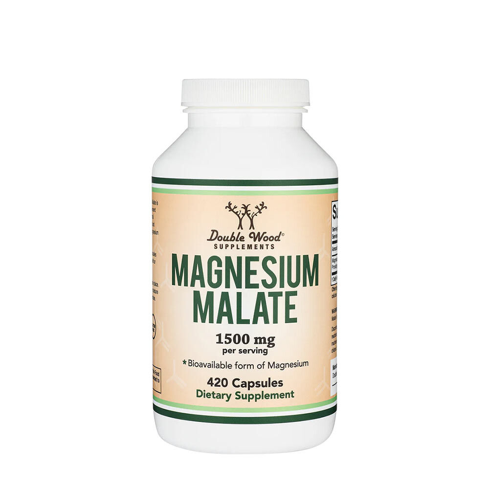 Double Wood Supplements : Malate de magnésium (420 gélules) - Viking Supplements