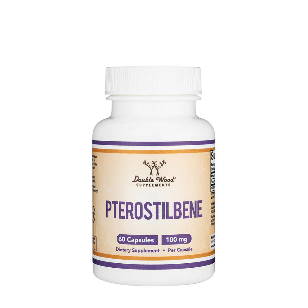 Double Wood Supplements Pterostilbene (60 Capsules) - Viking Supplements