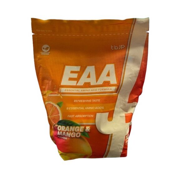 Trained by JP - Essentielle aminosyrer (EAA), appelsin og mango + 1000 g
