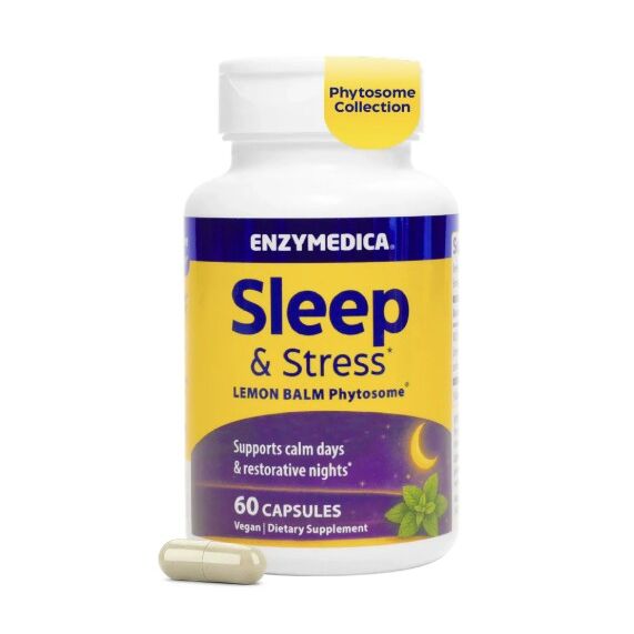 Enzymedica - Sommeil et stress : Phytosome à la mélisse - 60 gélules - Viking Supplements