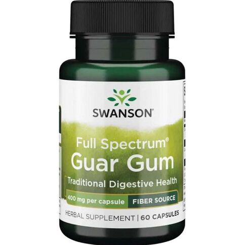 Swanson - Full Spectrum Guar Gum, 400mg - 60 caps