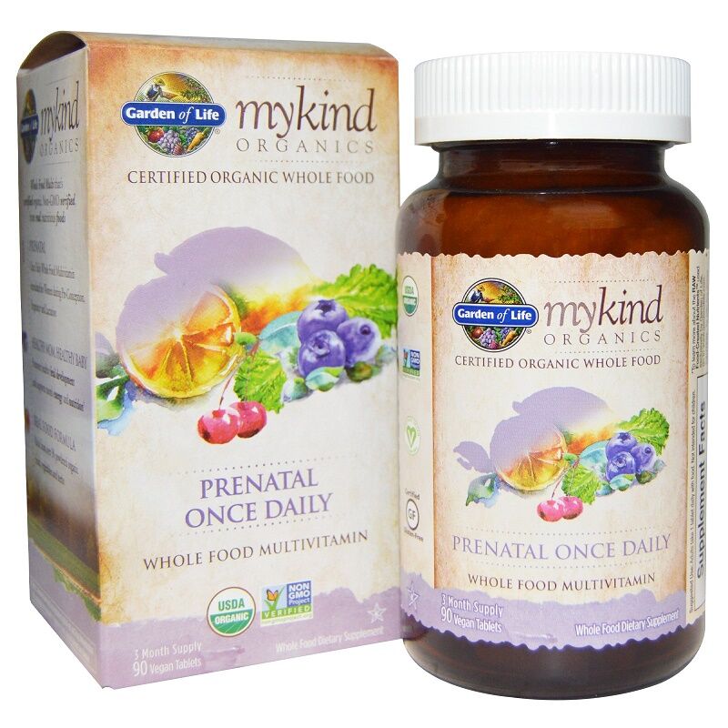 Garden of Life - Mykind Prenatal Once Daily - 90 comprimés - Viking Supplements