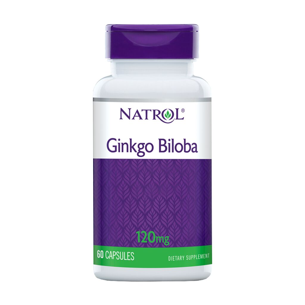 Ginkgo biloba, 120 mg 60 kapsler