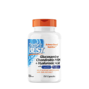 Glucosamine, chondroïtine, MSM + acide hyaluronique - 150 gélules - Viking Supplements