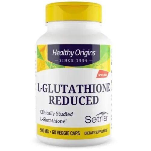 HEALTHY ORIGINS L-glutathion, reduceret (60 kapsler)