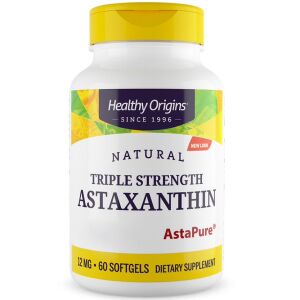 Healthy Origins Astaxanthine Depot 12 mg, 60 gélules molles - Viking Supplements