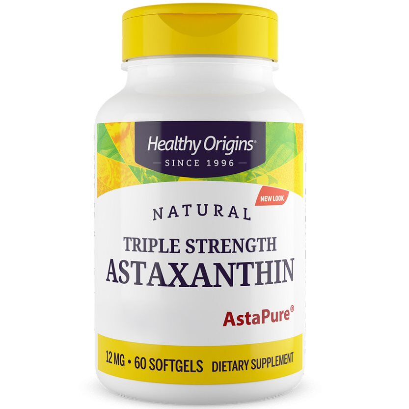 Healthy Origins - Astaxanthin Depot 12 mg, 60 bløde kapsler