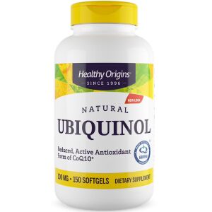 Healthy Origins Natural Ubiquinol 100 mg 150 soft capsules - Viking Supplements