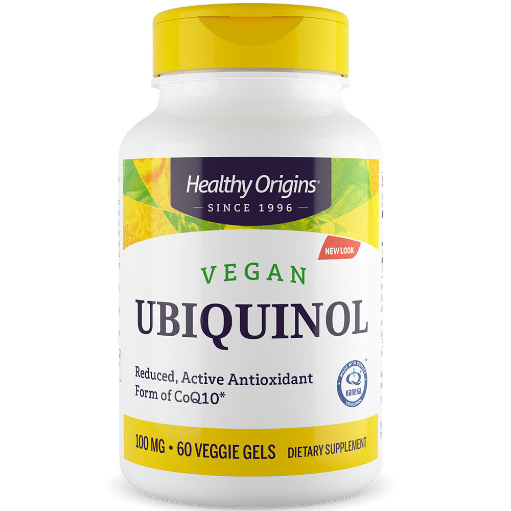 Healthy Origins Ubiquinol végétalien 100 mg, 60 gélules végétales - Viking Supplements