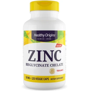 Healthy Origins Zinc Depot 50 mg, 120 gélules végétales - Viking Supplements