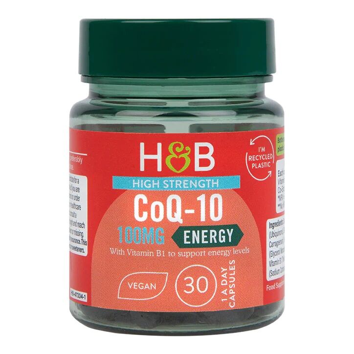 Højstyrke CoQ-10, 100 mg - 30 vegetabilske kapsler