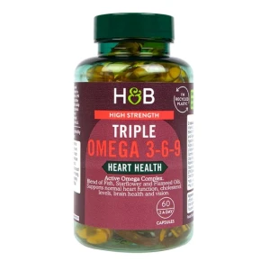 Triple Oméga 3-6-9 haute concentration - 60 gélules - Viking Supplements