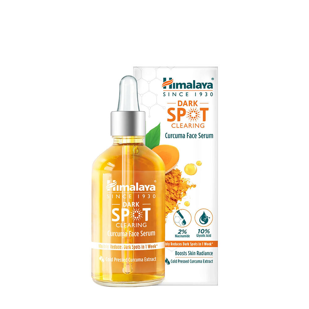 Sérum visage au curcuma Himalaya pour atténuer les taches brunes (30 ml)