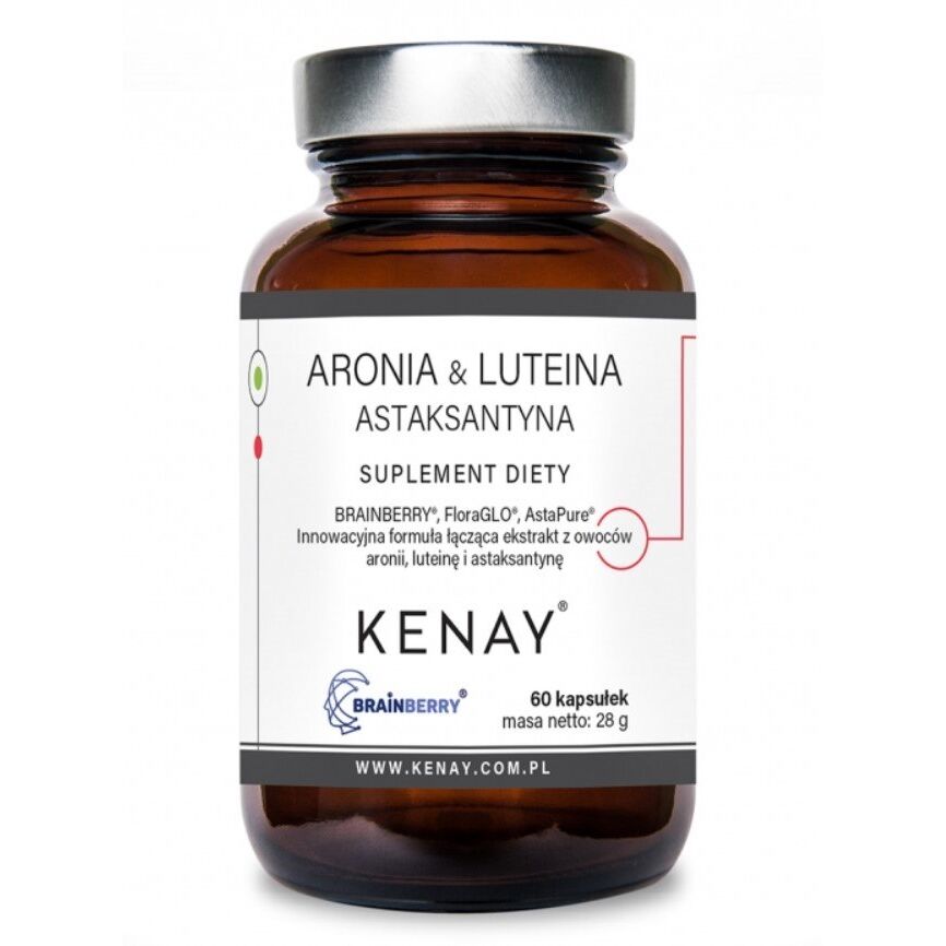 Kenay - Chokeberry &amp; Lutein Astaxanthin 60 kapsler