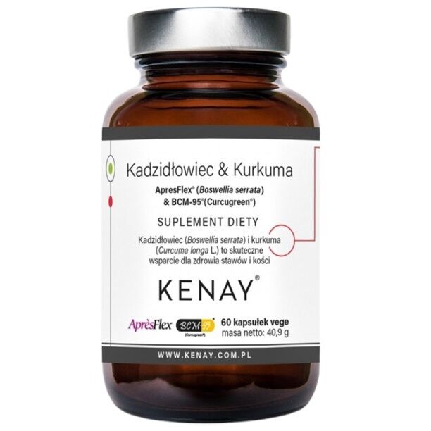 KENAY Frankincense & Turmeric ApresFlex® (Boswellia serrata) & BCM 95® (CURCUGREEN®) (60 caps) - Viking Supplements