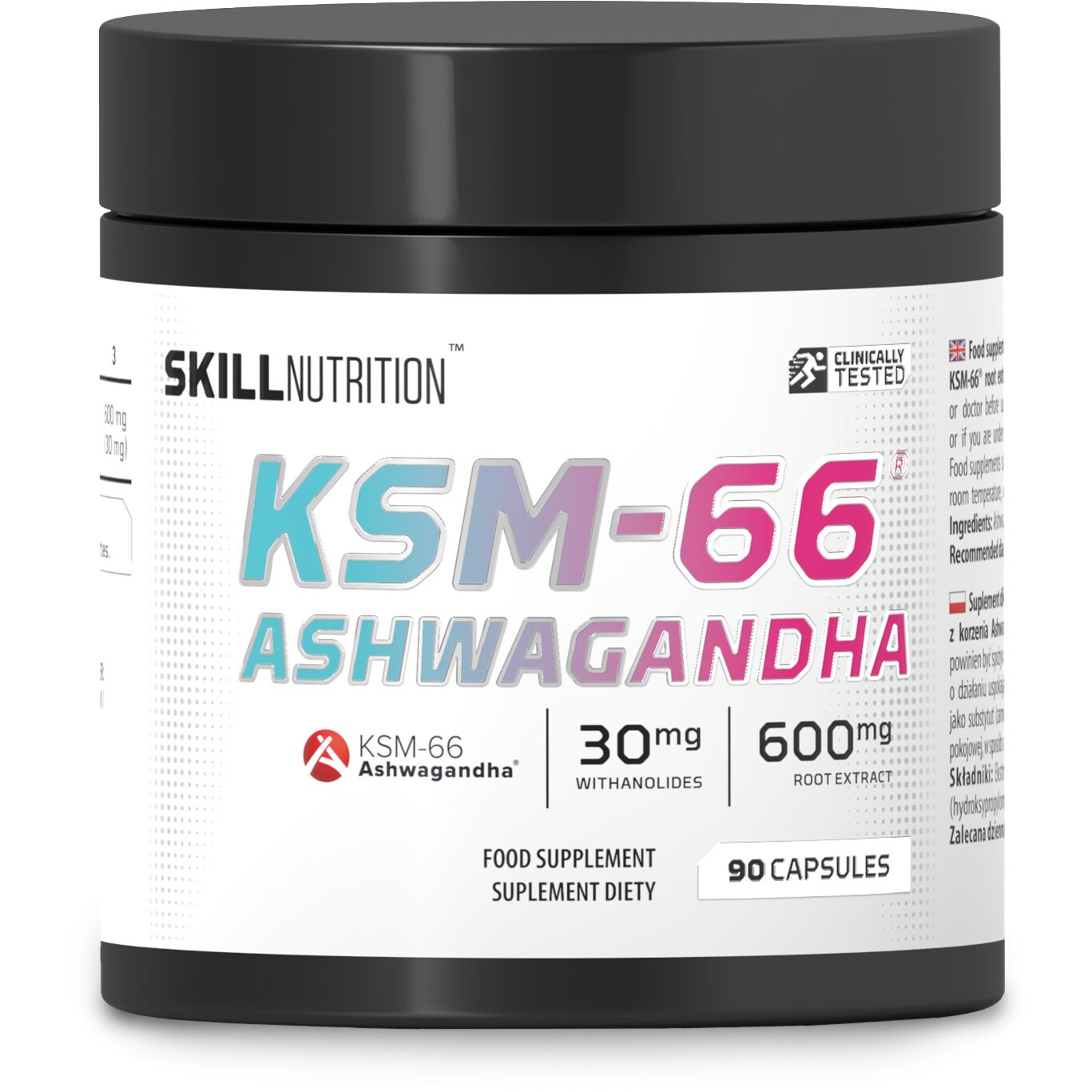 KSM-66 Ashwagandha - 90 gélules végétaliennes - Viking Supplements