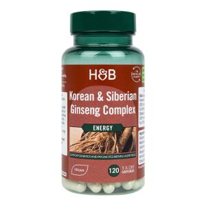 Korean & Siberian Ginseng Complex - 120 vcaps - Viking Supplements
