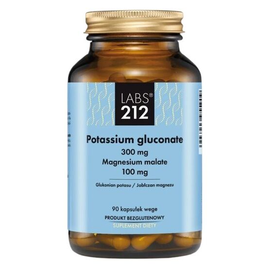 LABS212 Gluconate de potassium/malate de magnésium (90 gélules) - Viking Supplements