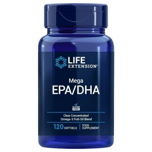 LIFE EXTENSION Mega EPA/DHA UE (120 gélules) - Viking Supplements