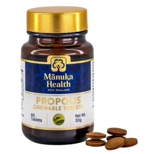 MANUKA HEALTH Comprimés à croquer à la propolis (60 comprimés) - Viking Supplements