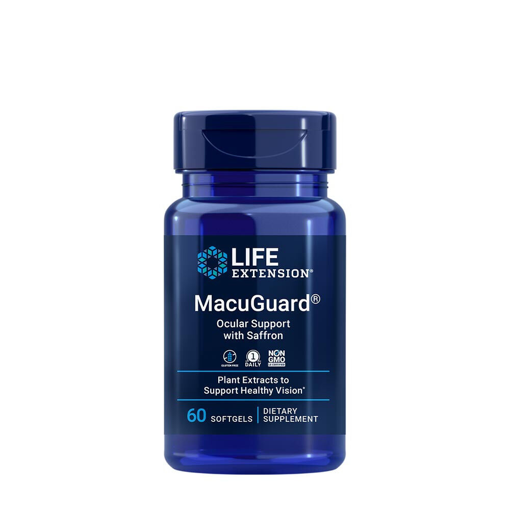 MacuGuard - Complément alimentaire pour la santé oculaire au safran - 60 gélules molles - Viking Supplements