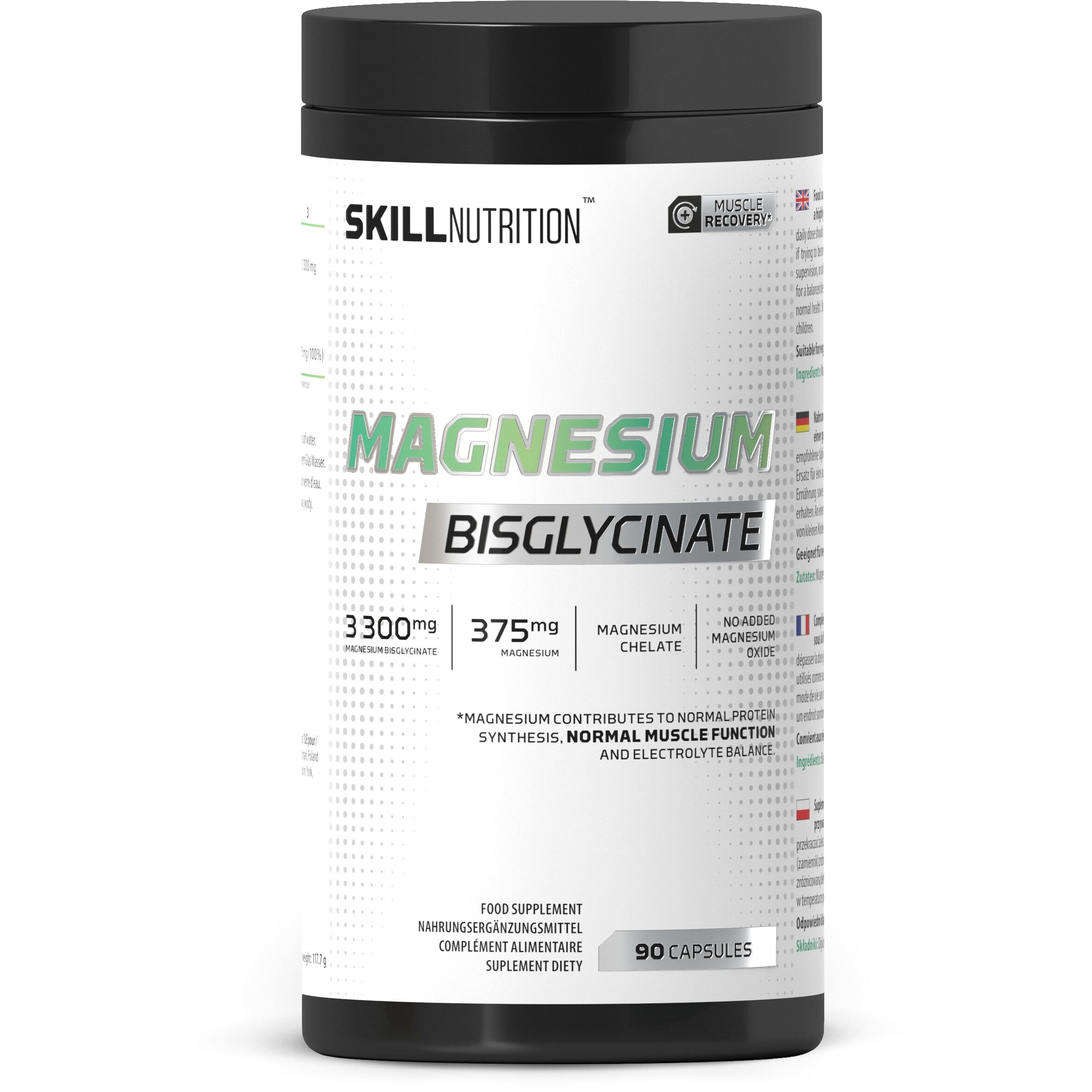 Bisglycinate de magnésium - 90 gélules - Viking Supplements